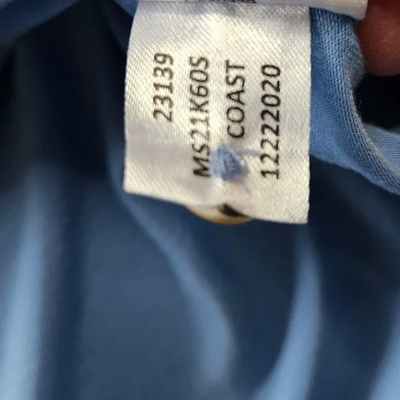 Peter Millar Performance Polo Shirt Mens Large Blue Stretch Golf Casual - Picture 6 of 8